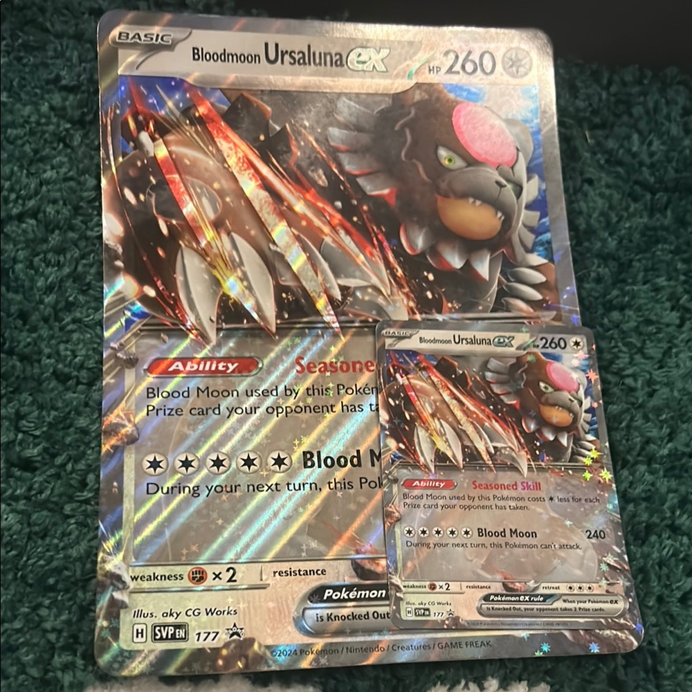 Bloodmoon Ursaluna EX Pokémon Card Set